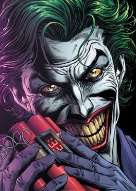 Joker Bomb' Poster by DC Comics | Displate