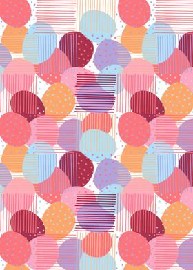 Abstract Patchwork Pattern