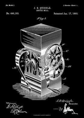 Coffee mill Patent