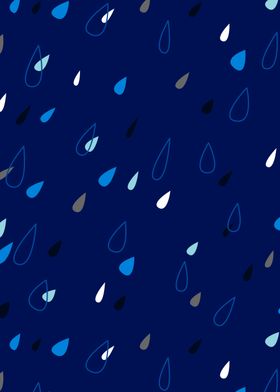 Raindrops Pattern