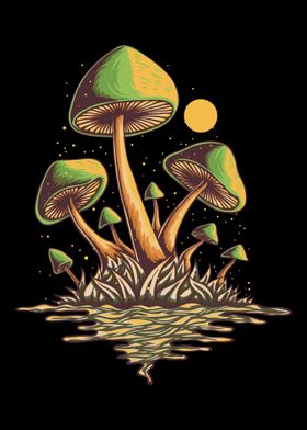 Mushroom Graphic Mushroom 