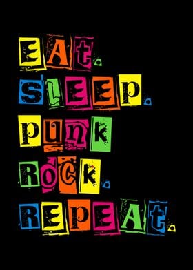 Eat Sleep Punkrock Repeat