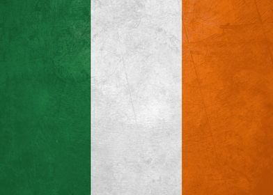 Flag of Ireland on Wall