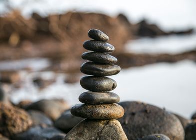 Nature Balancing Stones