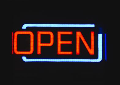 Neon Open Signage 