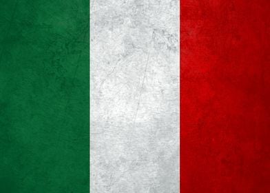 Flag of Italy on Wall