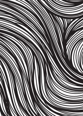 Abstract line black color