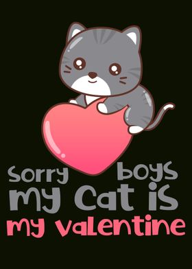 my cat is my valentine