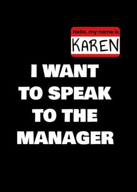 Manager Halloween Karen