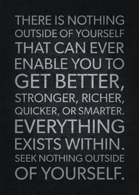 Everything Exists Within