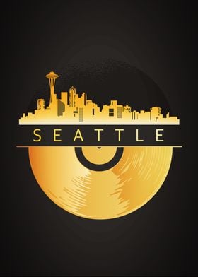 Seattle Vinyl Skyline