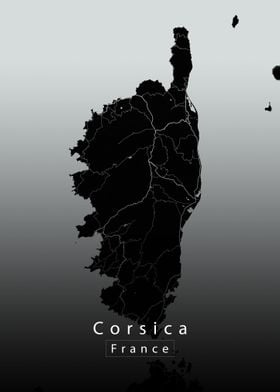 Corsica Island Map