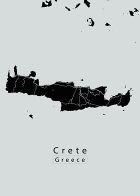 Crete Island Map