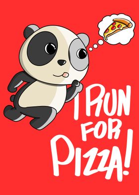I run for pizza