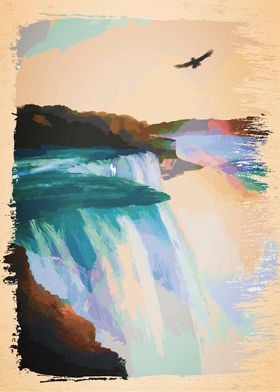 Niagara Falls Painting