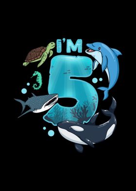 5th Birthday Sea Animals