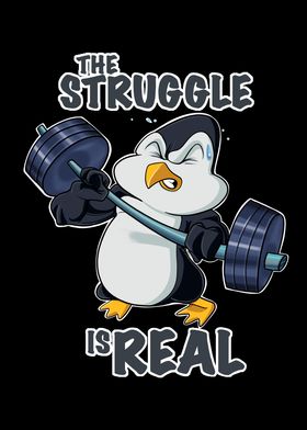 Penguin Fitness Struggle