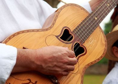 Typical Azores guitar