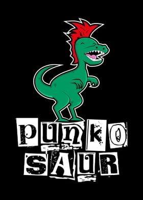 Punkosaur Punk Rock TRex