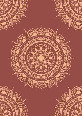 Minimalist Floral Mandala