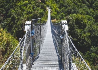 Tibetan bridge of Laviano