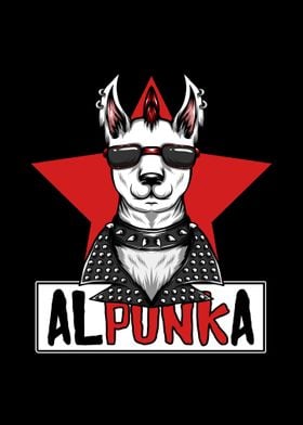 Alpunka Punk Rock Alpaca