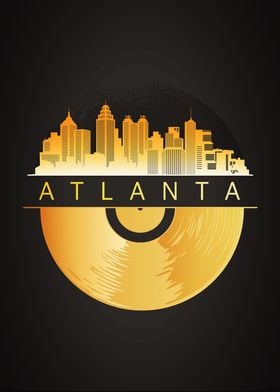 Atlanta Skyline Vinyl