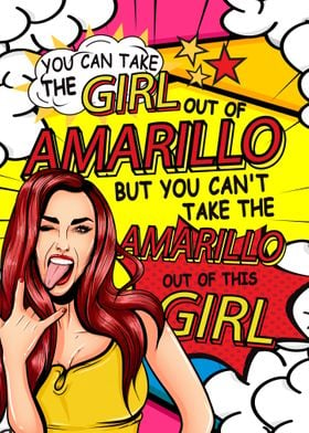 Comic Girl Amarillo