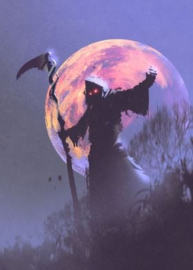 Grim Reaper With Scythe