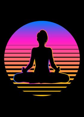 Meditating Sunset Chakra M