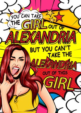 Comic Girl Alexandria