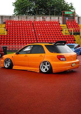 Orange Subie