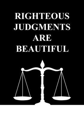 Righteous Judgments