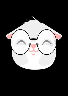 Cat With Glasses Kitten