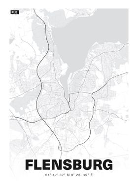 Stadtplan Flensburg