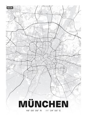 Stadtplan Muenchen