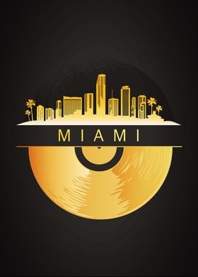 Miami Vinyl Skyline