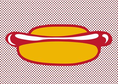 Hot Dog Lichtenstein