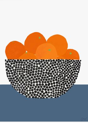 Orange Fruits Art Kitchen