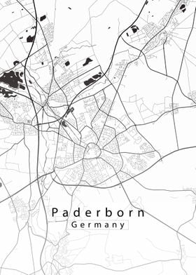 Paderborn City Map