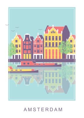 Amsterdam Illustration