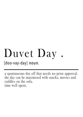 Duvet Day Definition