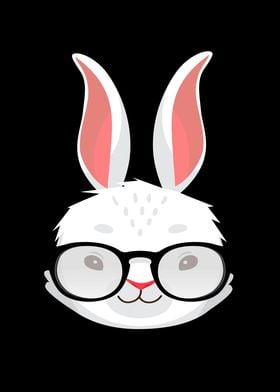 Bunny With Glasses Bunny