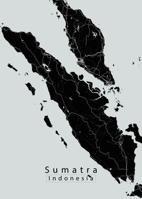 Sumatra Island Map