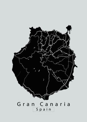 Gran Canaria Island Map