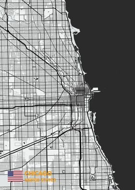 Chicago maps art