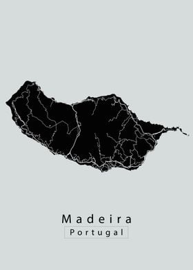 Madeira Island Map