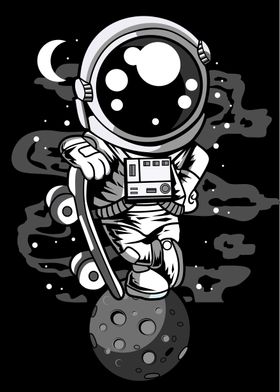 ASTRONAUT SKATER BOY