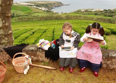 Children playing outside