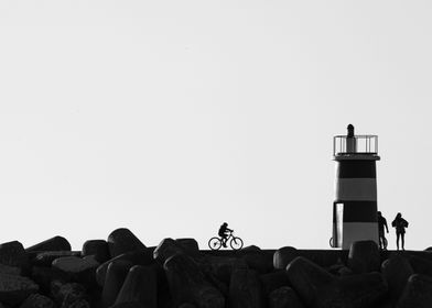 Sunset biker seeker